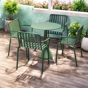 Ensemble trois pièces <span class=keywords><strong>de</strong></span> <span class=keywords><strong>table</strong></span> <span class=keywords><strong>et</strong></span> chaise carrées <span class=keywords><strong>en</strong></span> <span class=keywords><strong>fer</strong></span> <span class=keywords><strong>forgé</strong></span> pour l'extérieur, moderne <span class=keywords><strong>et</strong></span> durable pour le <span class=keywords><strong>jardin</strong></span>, le balcon <span class=keywords><strong>et</strong></span> la cour. - Product Image 2