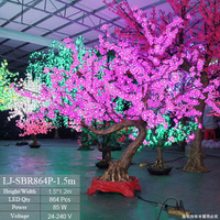 Rosa/lila LED-Kirschblüten bäume Künstliche Außen leuchten Bäume