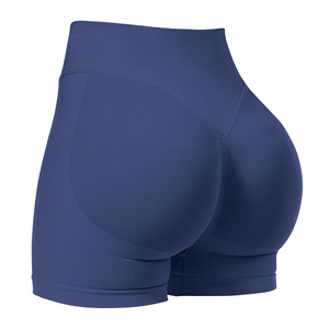 Personnalisé Cyclisme Casual Damen Blend Babi Terry Garçons Double bavoir Couleur Manches Marque Materia Noir Sans Couture Invisible Scrunch Shorts - Product Image 3