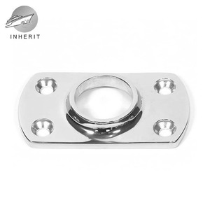 Support de tringle à rideau en acier inoxydable Inherit, base carrée de 25 mm, plaque de montage universelle antirouille - Product Image 4