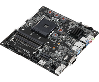 PC de Escritorio Mini para Gaming ASRock A320TM-ITX AMD para Ryzen R5 5500, Compatible con Win11, M.2 PCIE 3.0, Doble HDMI, Interfaz SATA, Venta al por Mayor