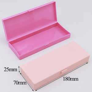 Case Pen Plastic Plastic OEM Frosted School Box Multifunctional Case For Office Pen Custom Translucent Stationery Storage Crayon Pencil Case Plastic