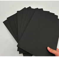 High-Grade Recyclable 110g 200g 300g Black Cardboard Specialty Paper Packaging Paperboard