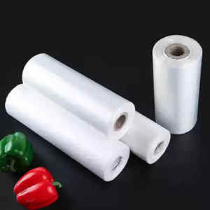 Plastik bening pembungkus makanan kantung produksi pada gulungan untuk Supermarket penyimpanan pengemasan lembut untuk buah sayuran roti - Product Image 3