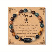 Bracelets en pierre naturelle œil de tigre du zodiaque, bijoux de mode, bracelets élastiques extensibles pour femmes, vente chaude