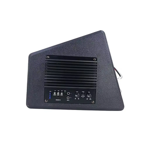 10 pouces boîtier actif 200-10kHz <span class=keywords><strong>voiture</strong></span> stéréo trapézoïdal Subwoofer haut-parleur usine entière prix bon marché - Product Image 3