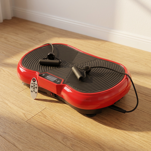 Plateforme vibrante pour tout le corps à usage domestique, en matériau ABS, pour l'exercice corporel et l'amincissement, capacité de charge de 150 kg, portable - Product Image 2