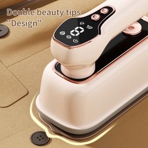 Dispositivo Doméstico Portátil de Doble Uso, Plano y Colgante, 180 °   Plancha de Vapor Portátil de 1200W con Mango Plegable, Plancha de Vapor Eléctrica para Ropa - Product Image 5