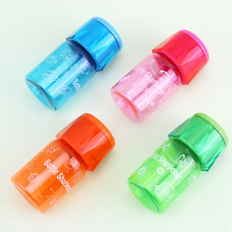 Chinese OEM Factory Colorful Plastic Pencil Sharpener Healthy And Environmentally Friendly Sharpener Pencil