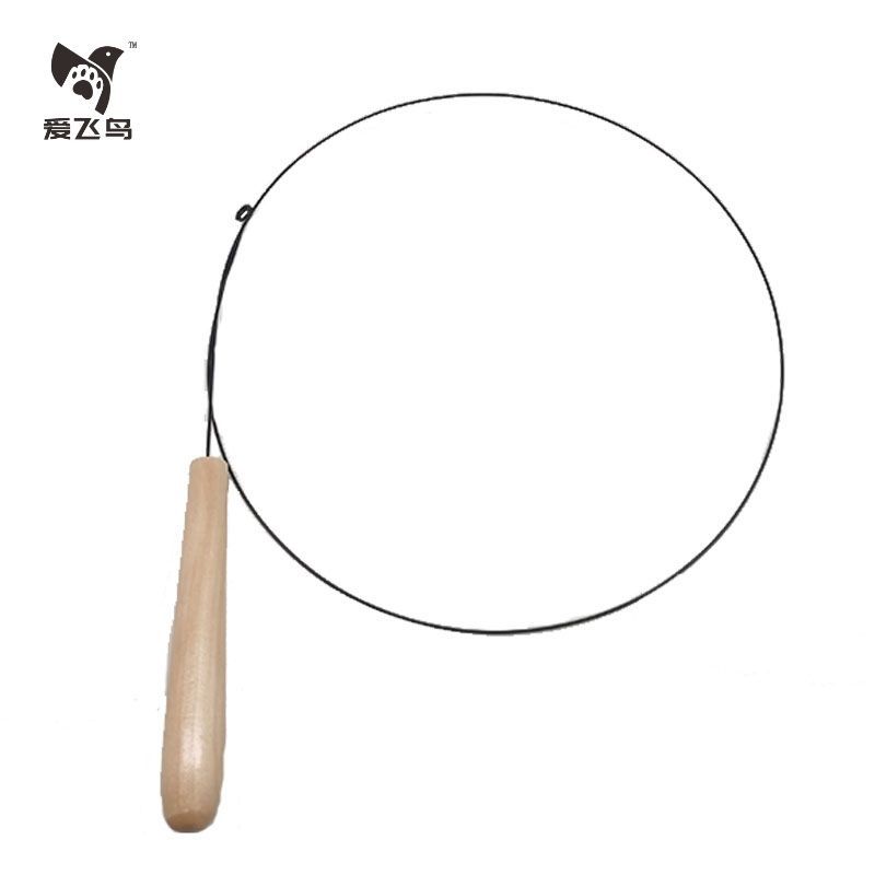 High grade steel wire rod with wooden handle