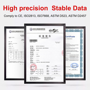 핫 세일 LS195 60 범용 각도 광택 측정기 0-200GU 스톤 타일 광택 측정기 소프트웨어 포함 - Product Image 6