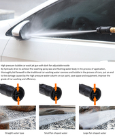 Nettoyeur haute pression électrique pour voiture, pompe à pression réglable, pistolet de lavage de voiture, machine à laver de voiture, vente en gros à bas prix