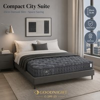 Matelas à ressorts ensachés haut de gamme écologique avec surmatelas en bambou pour chambre à coucher BS7177, fermeté personnalisable, pour hôtels, OEM ODM