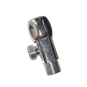 Vanne d'angle à 90 degrés OEM durable au design moderne pour usage domestique, taille 1/2" 3/4", 2 voies, en acier inoxydable chromé - Product Image 5