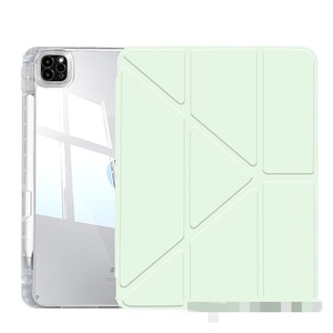 Soporte Acrílico Plegable en Y 2 en 1 Personalizado para <span class=keywords><strong>iPad</strong></span> Air5/<span class=keywords><strong>Pro</strong></span> de 11 Pulgadas, con Ranura para Lápiz y Funda Protectora para Tablet - Product Image 6