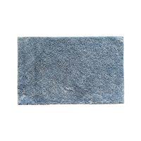 Tapis de bain de luxe en microfibre douce et moelleuse, fabriqué à la machine, antidérapant, à poils moyens, écologique, absorbant l'eau, pour baignoire