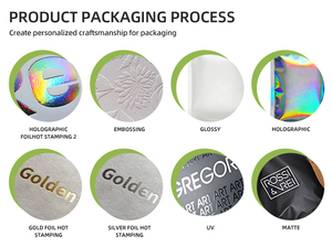 Pochettes personnalisées pour aliments pour bébés, format 3,5g/7g/14g/28g, avec fermetures refermables et emballage en film PE anti-odeur - Product Image 3