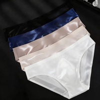 Heren boxershorts shorts ijszijde ondergoed 3D zakje dunne slipje driehoekige broek sexy onderbroek mannelijke string