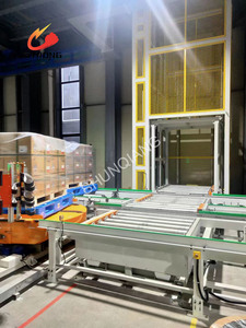 Băng tải nặng chuỗi Máy đôi hàng chuỗi băng tải dòng băng tải palletizing tự động hóa dòng thiết bị - Product Image 3