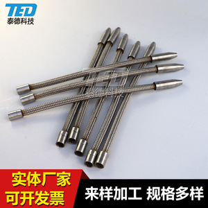 Conduits flexibles tressés en acier inoxydable haute température et haute pression, raccords à bride, directement de l'usine - Product Image 4