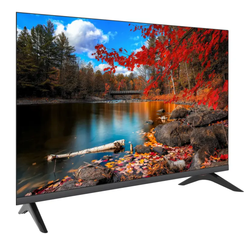 Led TV Popular Frameless Uhd 50 Inch 4K Black OEM Standard Black and Blue Tv Stands for a 65 Inch Flat Screen CE Rohs FCC