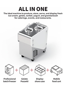 Máquina de Gelato Móvil Magic Anywhere You Dine <span class=keywords><strong>GALAXY</strong></span> V2 EV con 8 Horas de Duración de Batería para Eventos de Catering y Restaurantes, Todo en Uno - Product Image 3