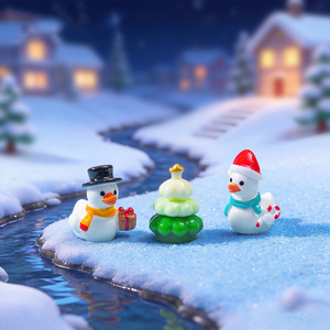 Mini-canards en résine pour Noël, figurines miniatures, décorations pour les fêtes de Noël, cadeaux pour les sacs cadeaux, remplissages de chaussettes - Product Image 4
