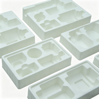 Boîte blister personnalisée, plateau d'insertion moulé en plastique multi-grilles, boîte rigide pour l'ensemble de produits cosmétiques, placement fixe des produits