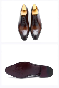 Zapatos Oxford de Alta Calidad Estilo Británico para Hombre, Forro de Cuero Genuino, Formales de Oficina, Negocios, Boda, Siempre a la Moda - Product Image 3