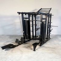 Station de musculation commerciale combinée : Crossover à câbles, Multi-Smith et Power Rack