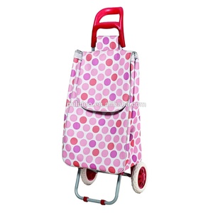 Günstiger Zusammenklappbarer Rollwagen Kompakter Tragbarer Einkaufswagen Faltbare Einkaufstasche mit Rädern 50 KG Tragkraft Stahlrohr - Product Image 5