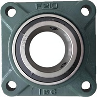 Unité de palier à bride carrée UCF210, alésage 50 mm, en fonte, acier pour paliers, lubrifié à la graisse, précision P0, température max. 80°C, 4 paliers à semelle