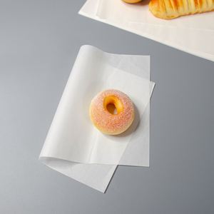 Kit5 Custom Logo Printed Greaseproof Fluorescent Free <b>Non</b> <b>Stick</b> Food Wrapping 40g Baking Paper Greaseproof Paper - Product Image 3