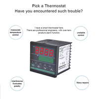 Contrôleur de température PID haute précision CH102 CH402 CH702 CH902, double sortie, relais SSR, écran LCD, AC220V pour usage industriel
