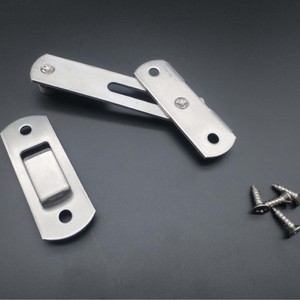 Indoor Stainless Steel Sliding Door Lock Catch Household Window <b>Security</b> Latch for Secure Closing Made for Sliding Doors - Product Image 4