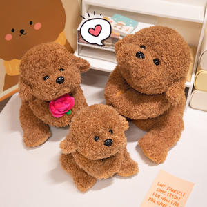 Juguete de Peluche de Perro Rizado Acogedor al por Mayor, Muñeco de Mascota Suave de Alta Calidad para Minoristas de Comercio Electrónico Transfronterizo, Juguete Calmante para Bebés - Product Image 6