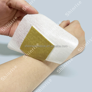 Apósito Shinrise con iones de Ag y alginato de plata hidrofibra <span class=keywords><strong>para</strong></span> úlceras de pie, estéril con EO, 10x10cm, elimina cicatrices - Product Image 4
