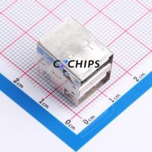 USB-HXS-113DIP USB <b>Connector</b> <b>Connector</b> ( Mounting Type: Sink Board )( Number of Ports: 2 ) - Product Image 1