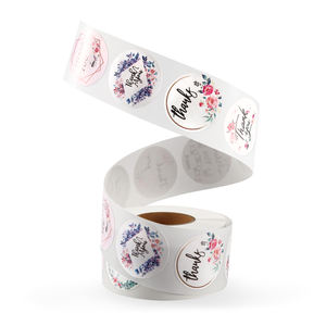 25mm Impression Merci Autocollants Autocollants Petite Entreprise Décoration Paquets Étiquettes Scellées Merci Jolies Choses À L'intérieur - Product Image 4