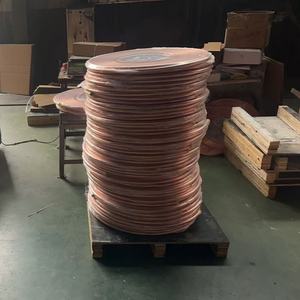 99.99% T2 <span class=keywords><strong>Tube</strong></span> de <span class=keywords><strong>cuivre</strong></span> <span class=keywords><strong>sans</strong></span> couture climatiseur capillaire bobine creuse douce avec raccords de tuyauterie à capuchon souple - Product Image 6