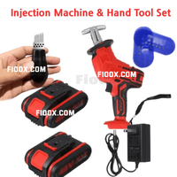 Machine d'injection de cheveux pour perruques, toupets et extensions en PU, machine de ventilation capillaire Fioox
