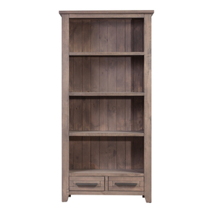 Librería moderna de madera maciza con 2 cajones para el hogar o apartamento Muebles de sala de estar de bajo precio-Ideal para hoteles - Product Image 2