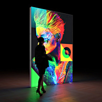 Boîte à lumière LED SEG en tissu pliable sans outil, impression personnalisée, cadre PVC, toile de fond pour salon professionnel et exposition