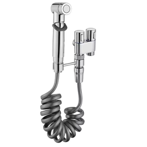 Pistolet <span class=keywords><strong>de</strong></span> pulvérisation WC noir moderne, accessoire <span class=keywords><strong>de</strong></span> salle <span class=keywords><strong>de</strong></span> bain, douchette musulmane portative, <span class=keywords><strong>ensemble</strong></span> <span class=keywords><strong>de</strong></span> pulvérisation pour bidet Shattaf - Product Image 2