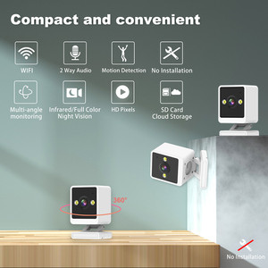 Tuya an ninh thông minh máy ảnh 360 độ kích thước nhỏ ẩn máy ảnh tầm nhìn ban đêm giá rẻ IP <span class=keywords><strong>Camera</strong></span> 3MP PTZ trong nhà với 128GB Thẻ nhớ - Product Image 6