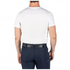 Maglietta a maniche corte da uomo UNDERCOVER in maglia solida, elasticizzata, traspirante, ad asciugatura rapida, taglie forti S-5XL, top estivo - Product Image 2