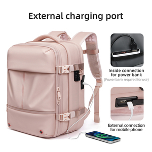 Mochila Impermeable Expandible de 5 cm con Candado TSA para Hombre, Gran Capacidad, con Compartimentos Secos y Húmedos, para Negocios, 2026 - Product Image 3
