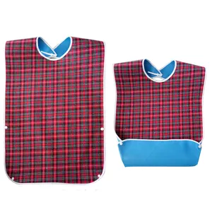 Grand <span class=keywords><strong>bavoir</strong></span> en silicone imperméable <span class=keywords><strong>pour</strong></span> adultes et <span class=keywords><strong>personnes</strong></span> <span class=keywords><strong>âgées</strong></span>, facile à nettoyer, style mignon, tablier sans manches <span class=keywords><strong>pour</strong></span> manger, utilisation par les barbiers <span class=keywords><strong>pour</strong></span> la nourriture - Product Image 1