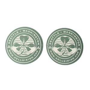 Eco Friendly Advertising Beer Pad Custom Printing Logo Absorbent Round Paper Beer Coaster