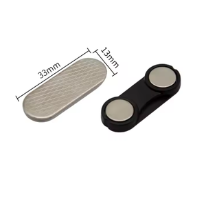 Imán industrial Soporte de etiqueta de nombre de metal con insignia de botón magnético permanente de neodimio Aplicación de imán de neodimio N35 N52 - Product Image 1
